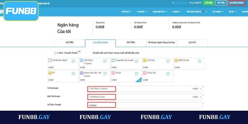 Cách khắc phục sự cố trong quá trình rút thưởng tại Fun88