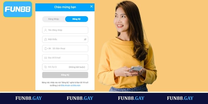 Điều cần lưu ý khi thực hiện đăng ký tài khoản Fun88