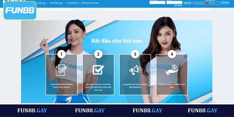 Lợi ích nhận được khi tham gia chương trình đại lý Fun88